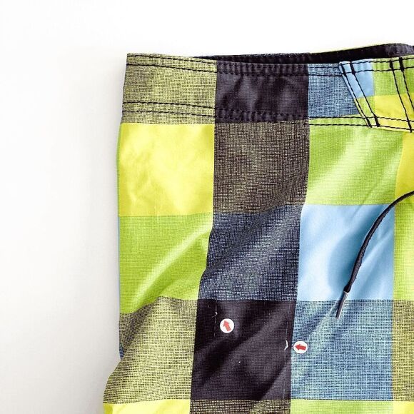 Billabong Mens Plaid Platinum PX-4 Swim Trunks Board Shorts Multi-Color Size 38 - Picture 9 of 9